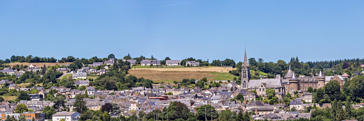 Vue panoramique de Sillé-le-Guillaume ©Inventaire des Pays de la Loire/P.B Fourny