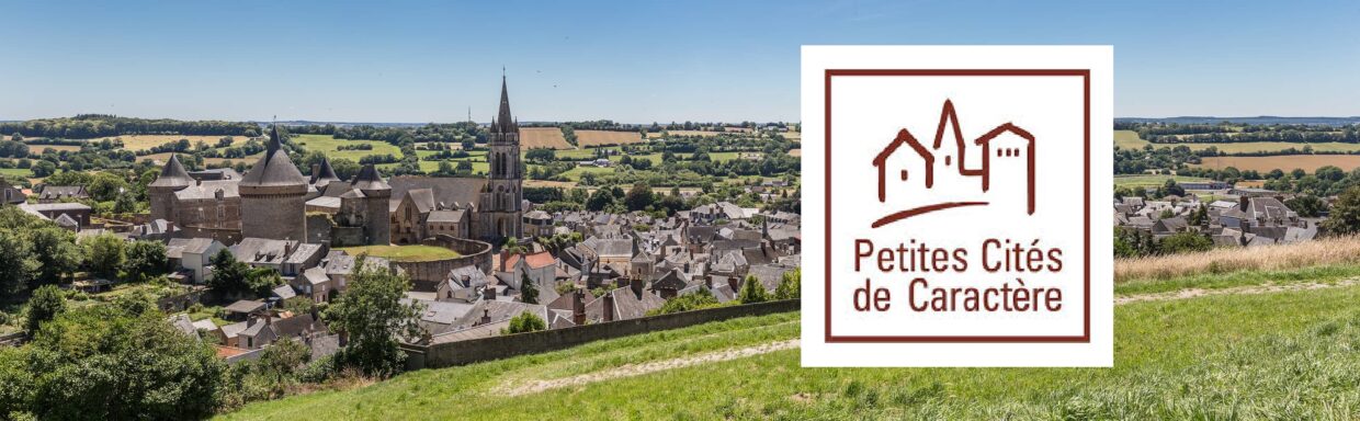 Sillé-le-Guillaume vue depuis le Haut-Eclair ©Inventaire des pays de la Loire/P.B Fourny